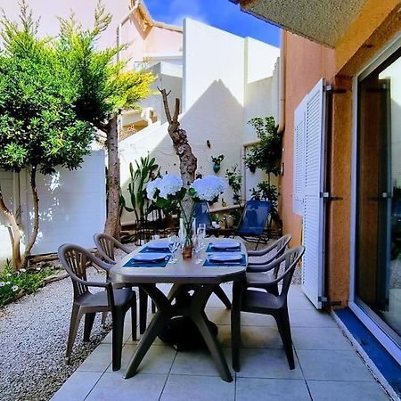 Le Marine Rez De Jardin Direct Plage Parking Prive Climatise Sete Bagian luar foto